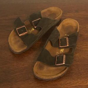Birkenstock Arizona Sandal - Mocha Suede